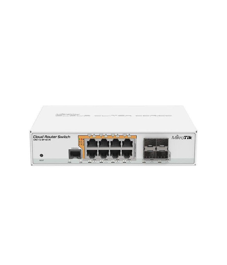 Switch mikrotik crs112-8p-4s-in - Imagen 1