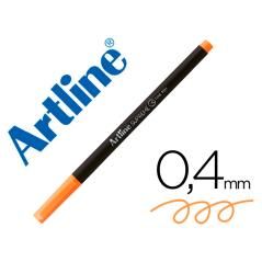 Rotulador artline supreme epfs200 fine liner punta de fibra naranja claro 0,4 mm pack 12 unidades - Imagen 1