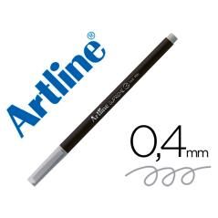 Rotulador artline supreme epfs200 fine liner punta de fibra gris claro 0,4 mm pack 12 unidades - Imagen 1
