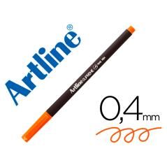 Rotulador artline supreme epfs200 fine liner punta de fibra naranja 0,4 mm pack 12 unidades - Imagen 1