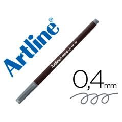 Rotulador artline supreme epfs200 fine liner punta de fibra gris 0,4 mm pack 12 unidades - Imagen 1