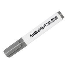 Rotulador artline fluorescente ek-660 gris pastel punta biselada pack 12 unidades - Imagen 3