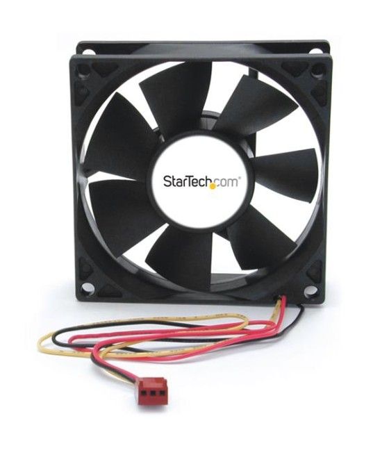 StarTech.com Ventilador Fan para Chasis Caja de Ordenador PC Torre - 80x25mm - Conector TX3 - Imagen 2