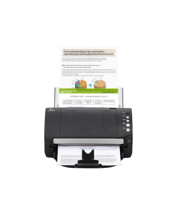 Fujitsu fi-7140 Escáner con alimentador automático de documentos (ADF) 600 x 600 DPI A4 Negro, Blanco - Imagen 1