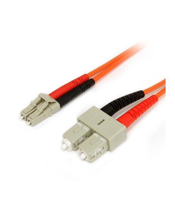 StarTech.com Cable Adaptador de Red de 1m Multimodo Dúplex Fibra Óptica LC-SC 62,5/125 - Patch Duplex - Imagen 1