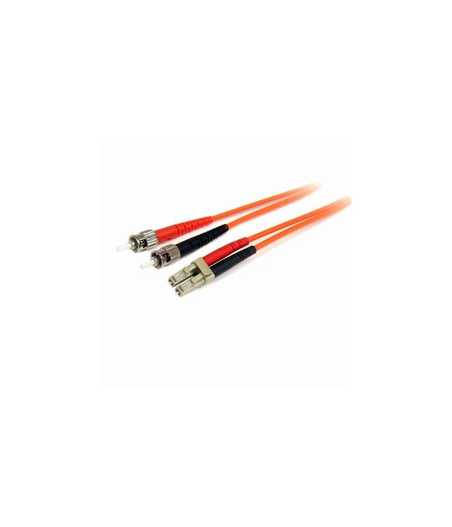 StarTech.com Cable Adaptador de Red de 2m Multimodo Dúplex Fibra Óptica LC-ST 62,5/125 - Patch Duplex - Imagen 1