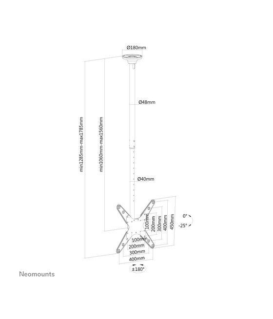 Neomounts by Newstar Soporte de techo para TV - Imagen 3