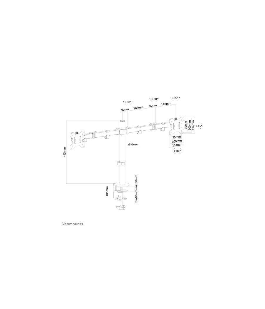 Neomounts by Newstar Soporte de escritorio para monitor - Imagen 3