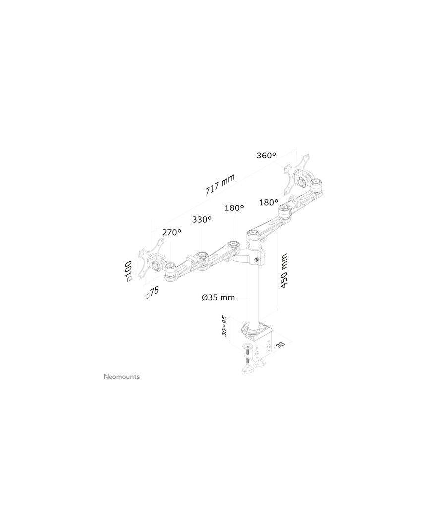 Neomounts by Newstar Soporte de escritorio para monitor - Imagen 3