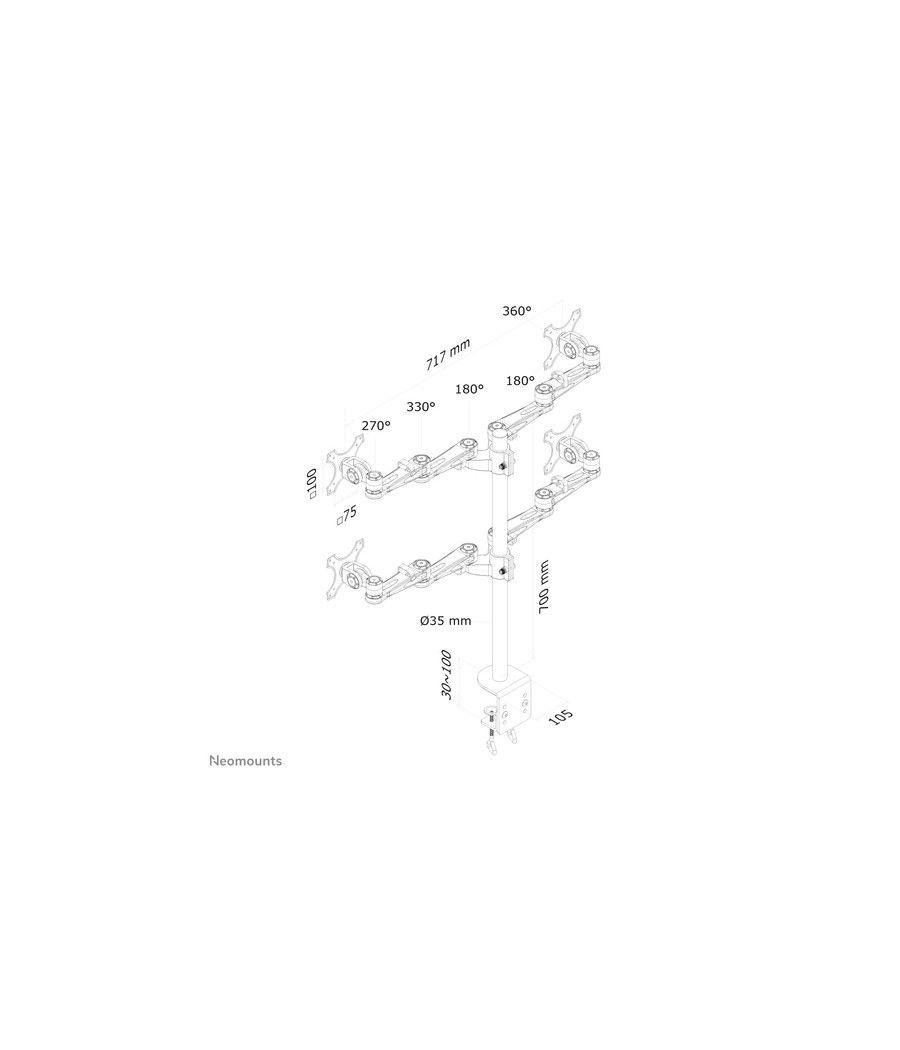 Neomounts by Newstar Soporte de escritorio para monitor - Imagen 3