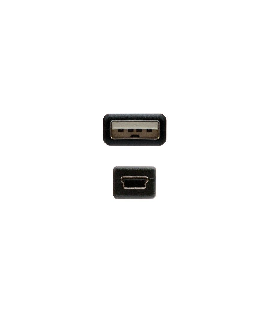 Nanocable CABLE USB 2.0, TIPO A/M-MINI USB 5PIN/M, 1.8 M - Imagen 3