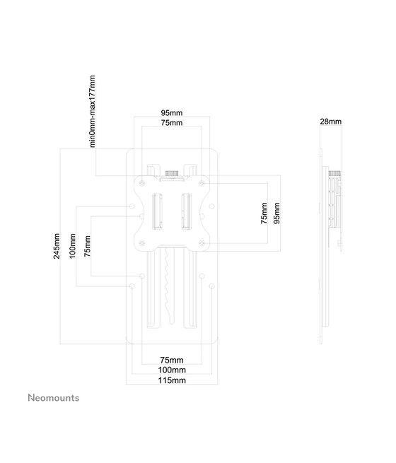 Neomounts by Newstar adaptador ajustable - Imagen 4