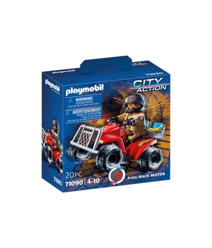 Playmobil bomberos - speed quad - Imagen 1