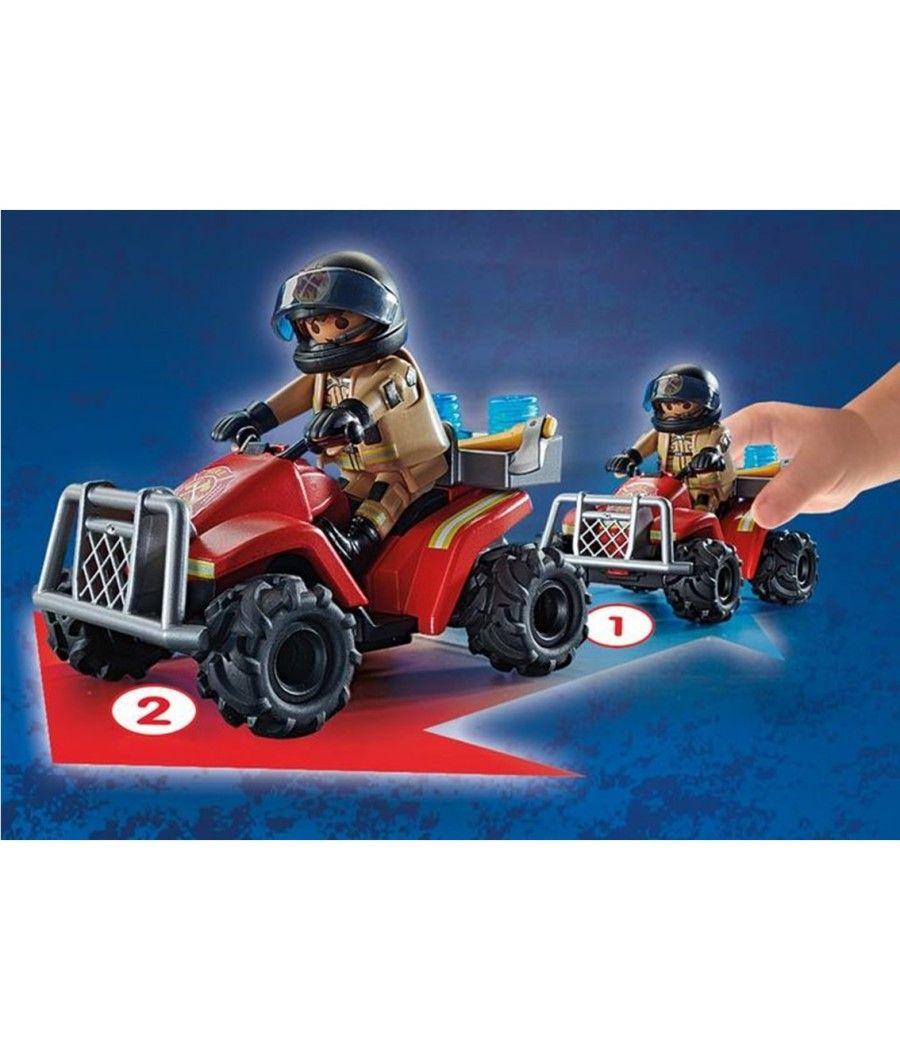 Playmobil bomberos - speed quad - Imagen 2