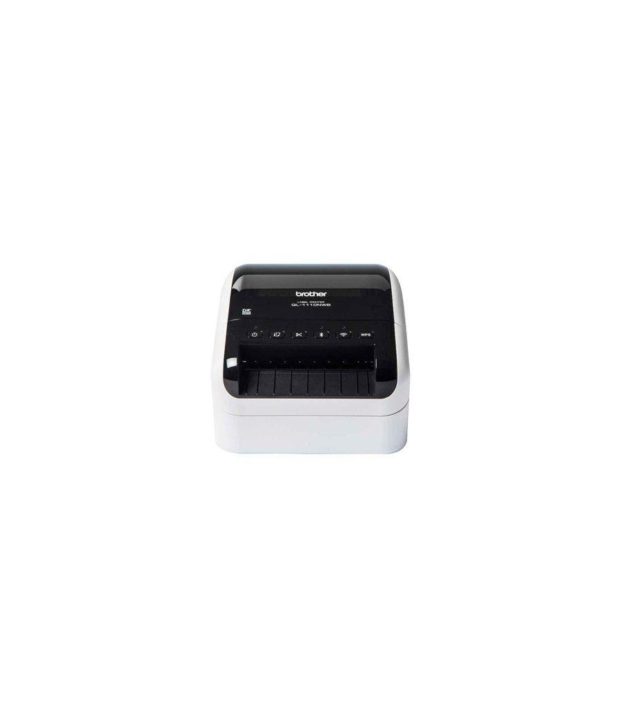 Impresora de etiquetas brother ql-1110nwb hasta 103 mm corte automático impresión b/n usb 2.0 wifi bluetooth - Imagen 1