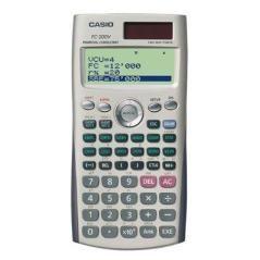 Casio calculadora científica fc-200v-2 solar/pilas programable 4 líneas lcd 10 2 y 15 dígitos negro