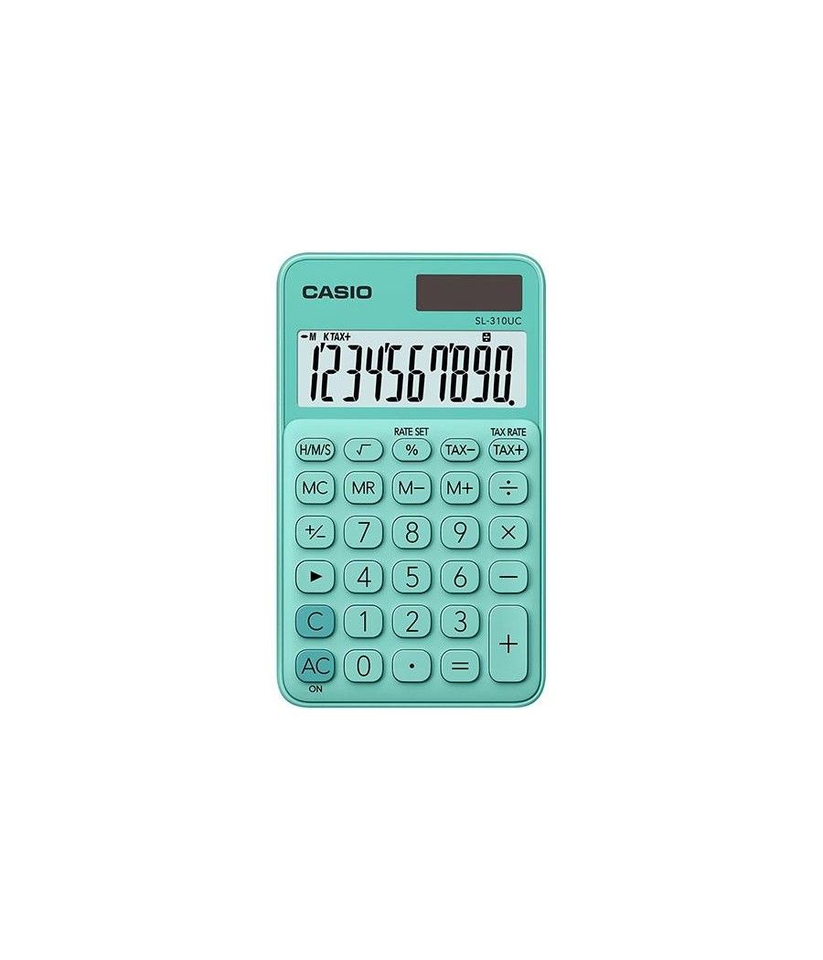 Casio calculadora de oficina verde sl-310uc-gn - Imagen 1