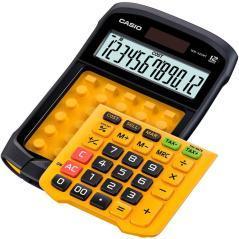 Casio calculadora de sobremesa wm-320mt 12 dígitos resistente al agua y al polvo amarillo/negro
