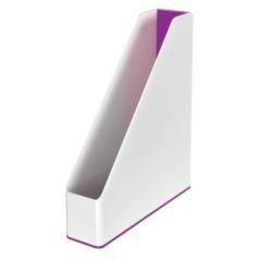 Leitz revistero wow dual a4 plÁstico violeta/blanco - Imagen 1