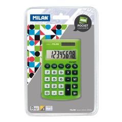 Milan calculadora verde pocket 8 digitos dual blister - Imagen 1