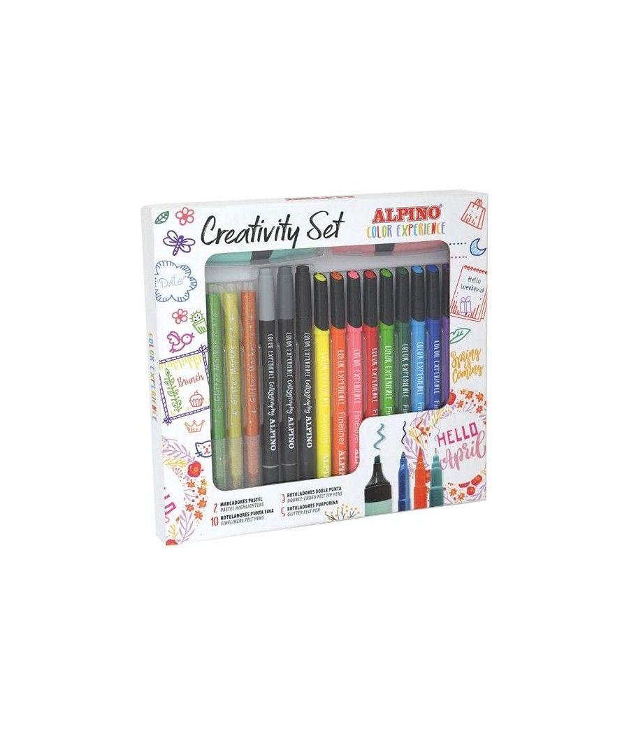Alpino set 20 rotuladores creativity color experience c/surtidos - Imagen 1