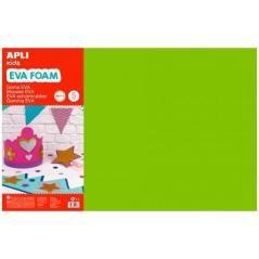 Apli goma eva 600x400x2 mm verde claro -bolsa 5u- - Imagen 1