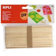 Apli palo de polo 150x18mm color madera natural -40u-