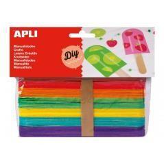 Apli palo de polo 150x18mm colores surtidos -40u-
