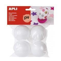 Apli bola porexpan 45mm ø -4u-
