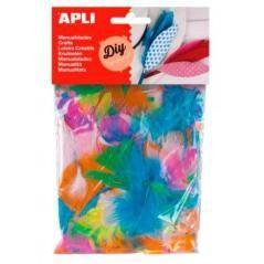 Apli plumas collage 14g colores surtidos