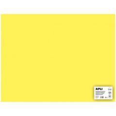 Apli cartulina 170g 50x65cm amarillo claro -25 hojas- - Imagen 1