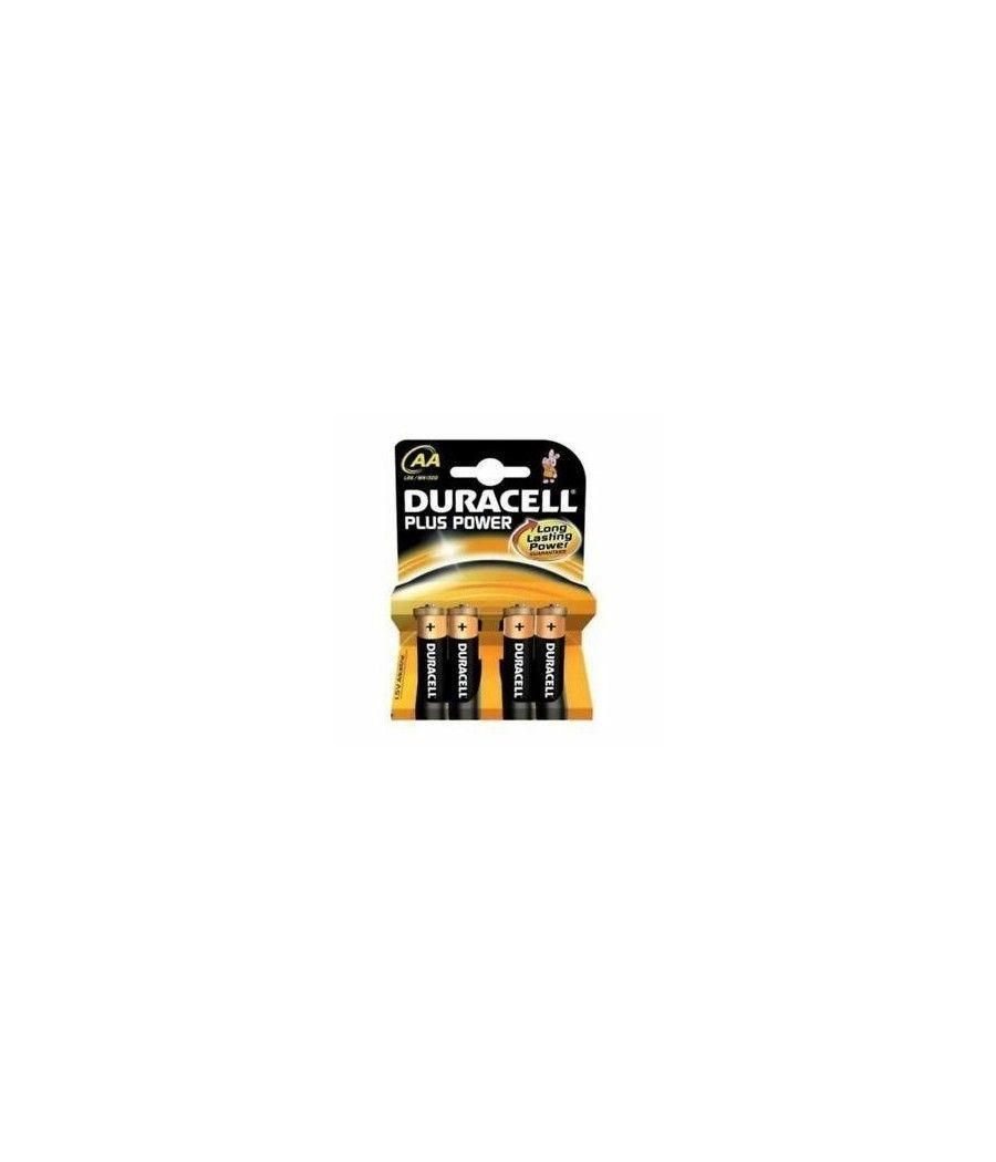 Duracell pilas plus power lr06 alcalinas aa 1.5v pack-4 - Imagen 1