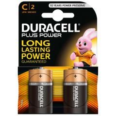 Duracell pilas plus power l2 clr14 alcalinas c 1.5v pack-2 - Imagen 1