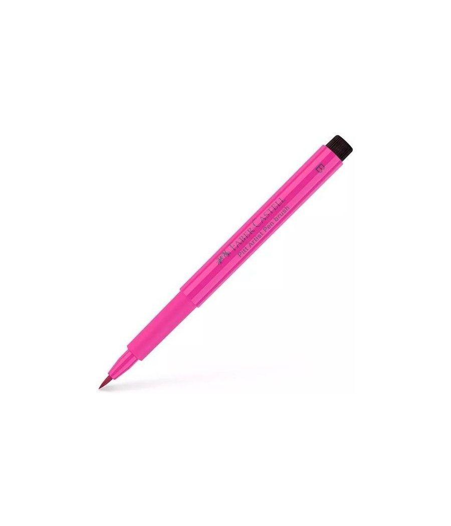 Faber castell rotulador pitt artist pen brush rosa pÚrpura medio - Imagen 1