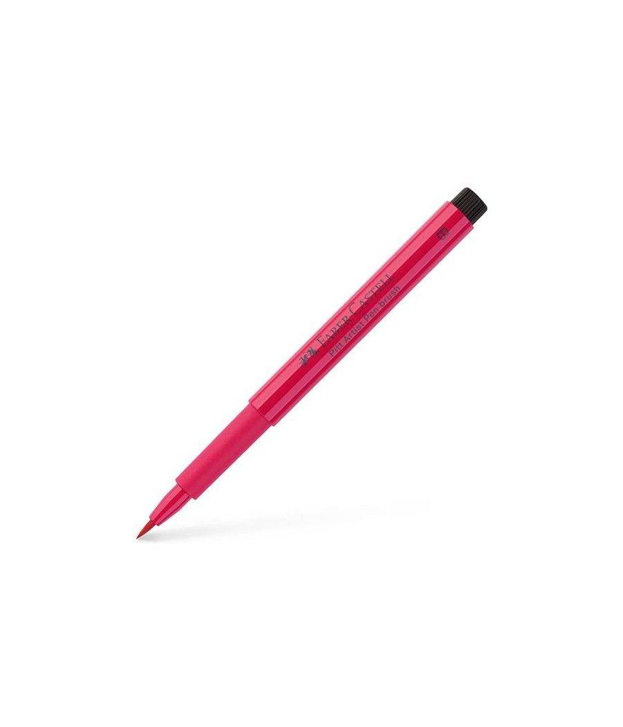 Faber castell rotulador pitt artist pen brush punta pincel rosa carmÍn - Imagen 1