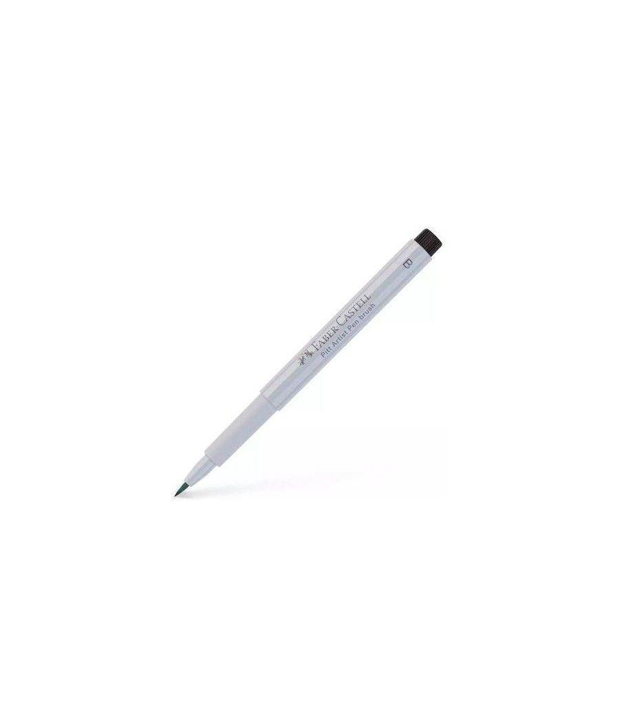 Faber castell rotulador pitt artist pen brush punta pincel gris frÍo i -10u- - Imagen 1