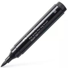 Faber castell rotulador pitt artist pen big brush punta pincel negro -4u- - Imagen 1