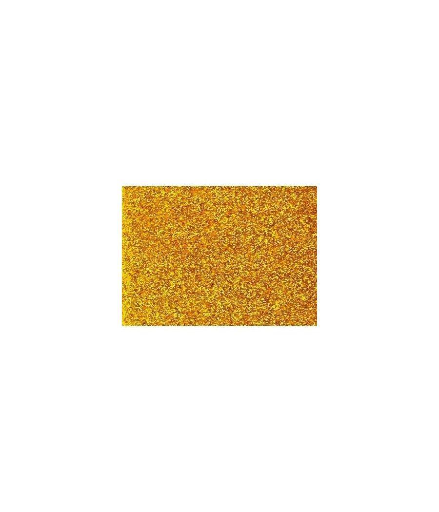 Fama goma eva 20x30 2mm glitter oro -bolsa 10 ud- - Imagen 1