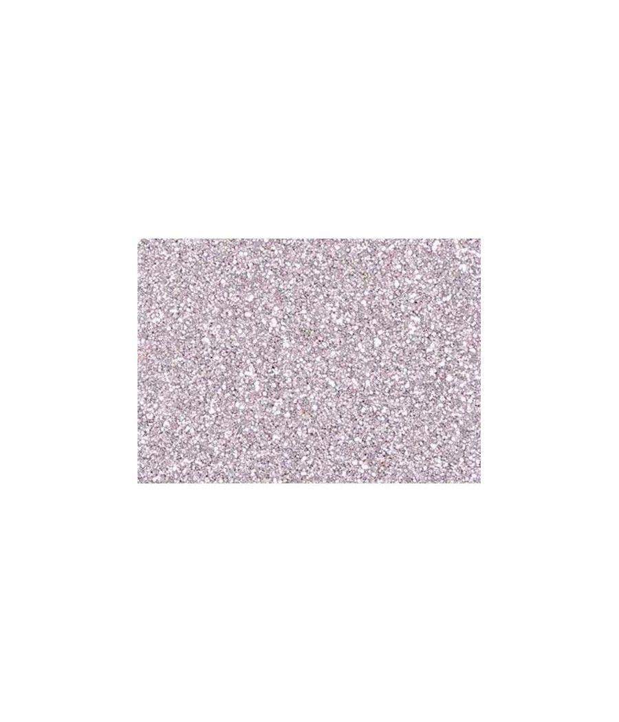 Fama goma eva 20x30 2mm glitter plata -bolsa 10 ud- - Imagen 1