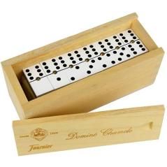 Fournier dominÓ chamelo celuloide -caja de madera- - Imagen 1
