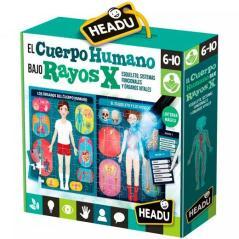 Headu el cuerpo humano bajo rayos x esqueleto, sistemas, funciones y Órganos vitales 6-10 aÑos - Imagen 1