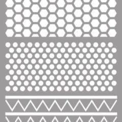 La pajarita stencil st-14 plantilla decorativa modelo textures