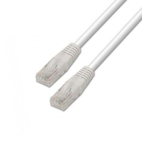 Cable red utp cat5e rj45 aisens 0.5m blanco - Imagen 1