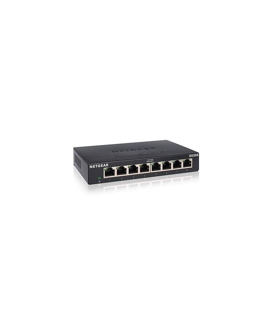 Hub switch 8 ptos netgear gs308-300pes - Imagen 1