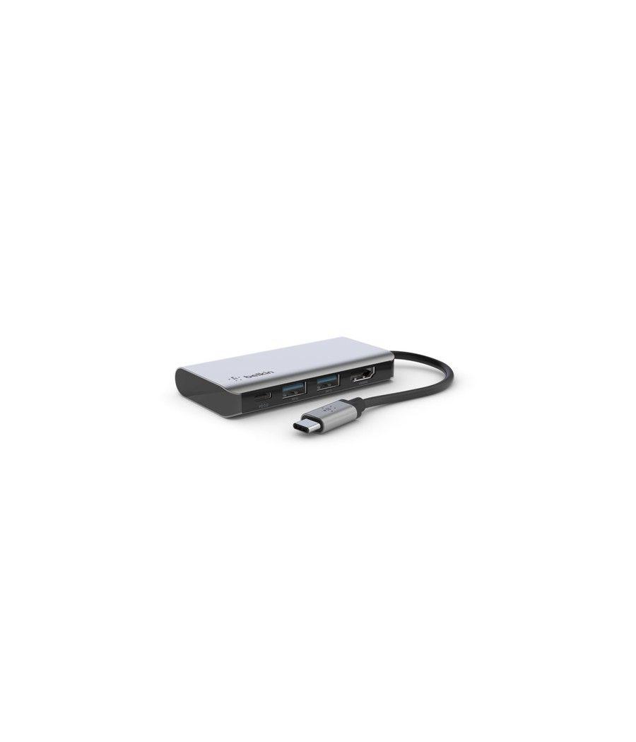 Belkin AVC006btSGY USB 3.2 Gen 1 (3.1 Gen 1) Type-C 5000 Mbit/s Plata - Imagen 1