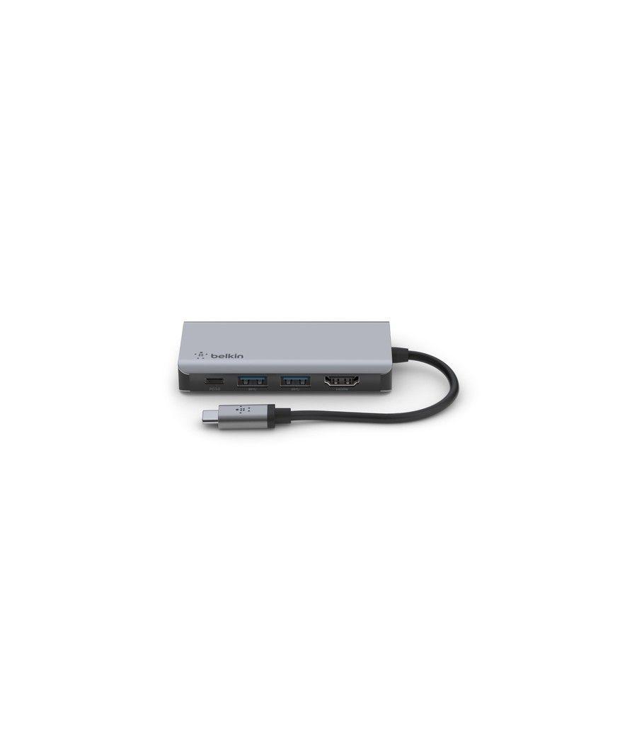 Belkin AVC006btSGY USB 3.2 Gen 1 (3.1 Gen 1) Type-C 5000 Mbit/s Plata - Imagen 3