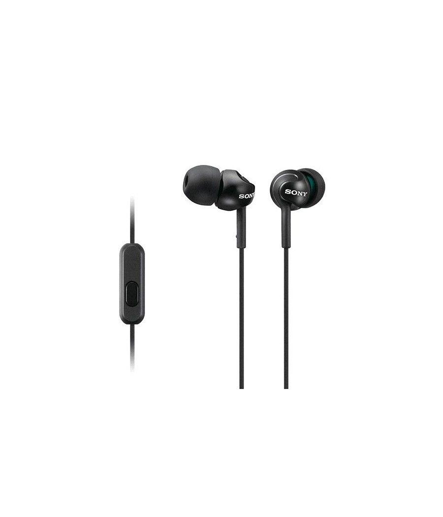 Auricularesmicro sony mdr-ex110ap negro - Imagen 1