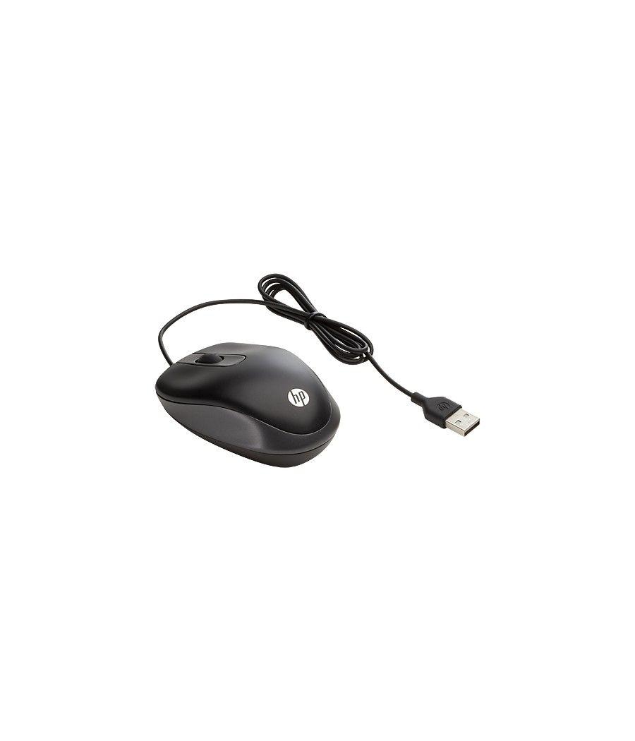 HP USB Travel Mouse ratón Ambidextro USB tipo A Óptico 1000 DPI - Imagen 2