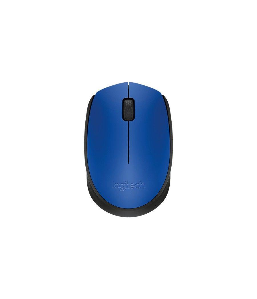 Raton optico logitech m171 wireless azul - Imagen 1