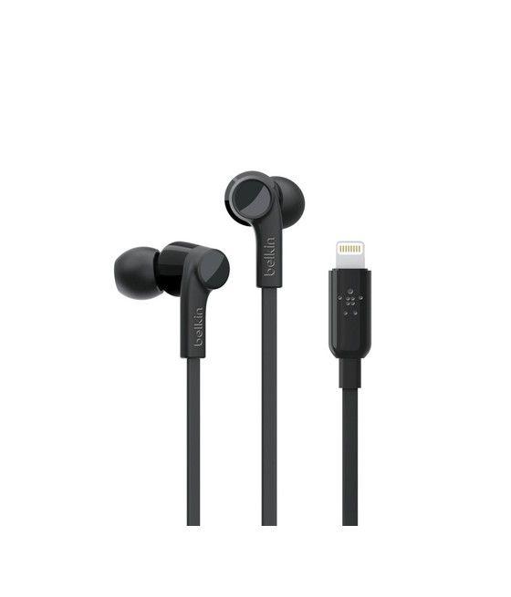 Belkin ROCKSTAR Auriculares Alámbrico Dentro de oído Calls/Music USB Tipo C Negro - Imagen 1